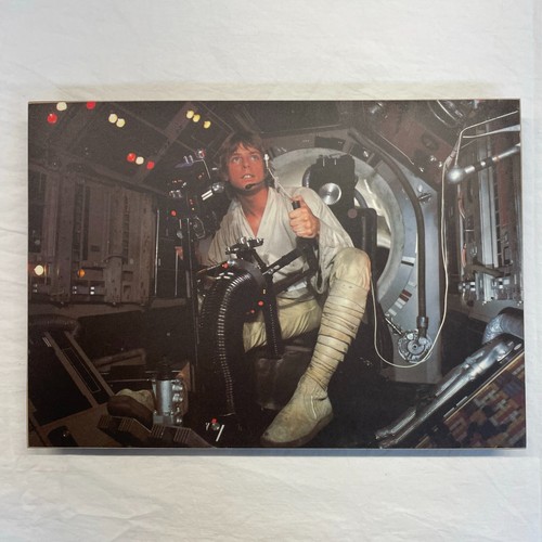 FloatMounted STAR WARS Picture Luke in the Falcon 13 x 9, matte, hardboard eBay