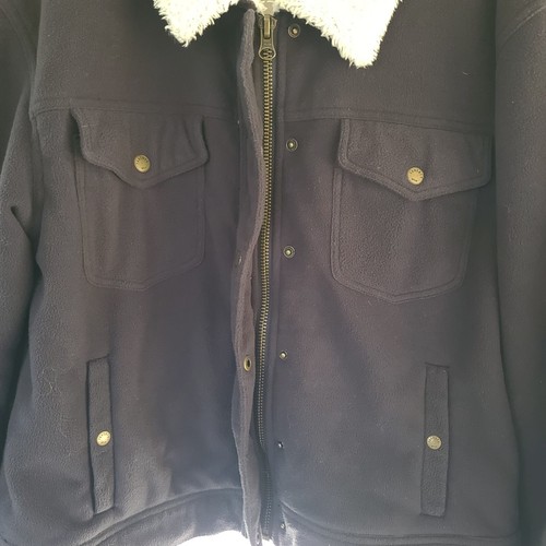Giacca camionista foderata sherpa donna Faherty pile taglia LG nero western - Foto 5 di 17