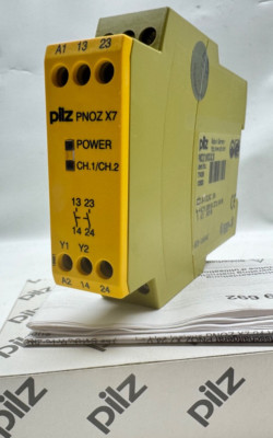 PILZ PNOZ X7 Safety Relay 24VDC/AC 2S , PILZ 774059 New in Box -Free 2nd Day Air