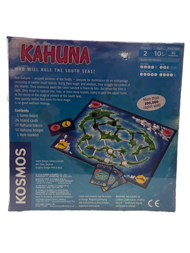 Kahuna Board Game KOSMOS Gunter Cornett 2014 - NIS - Picture 2 of 2