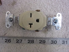 P&S Pass & Seymour PS5851-I 20A 250V Hubbell  5451 Style Receptacle 6-20R, New