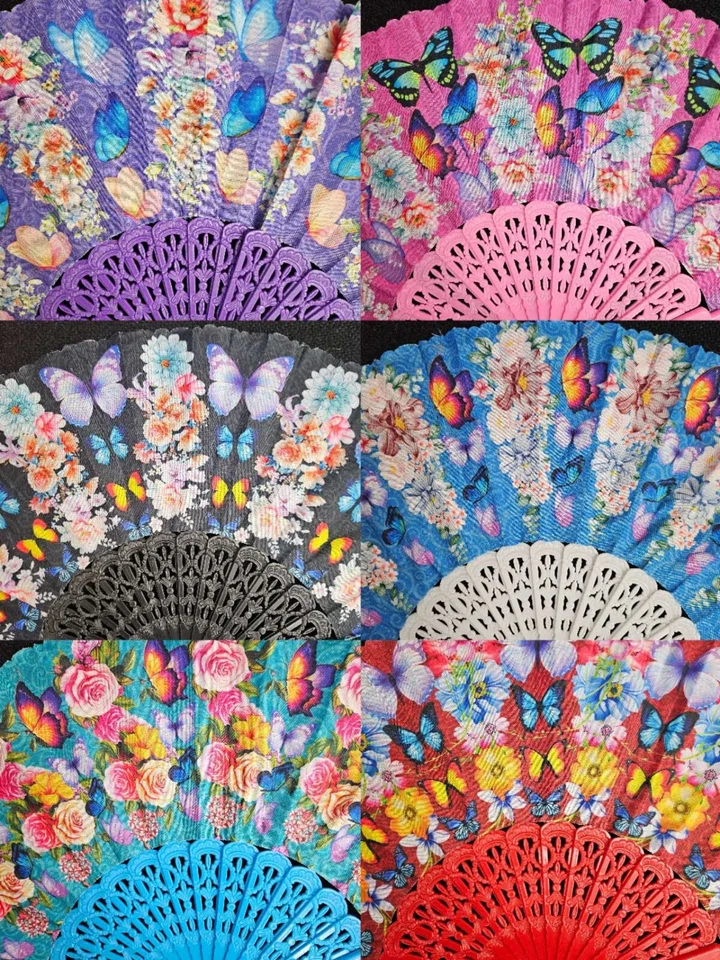 12 peças festa de casamento favor brigerton festa dança espanhola verão mão fãs favor - Imagem 3 de 4