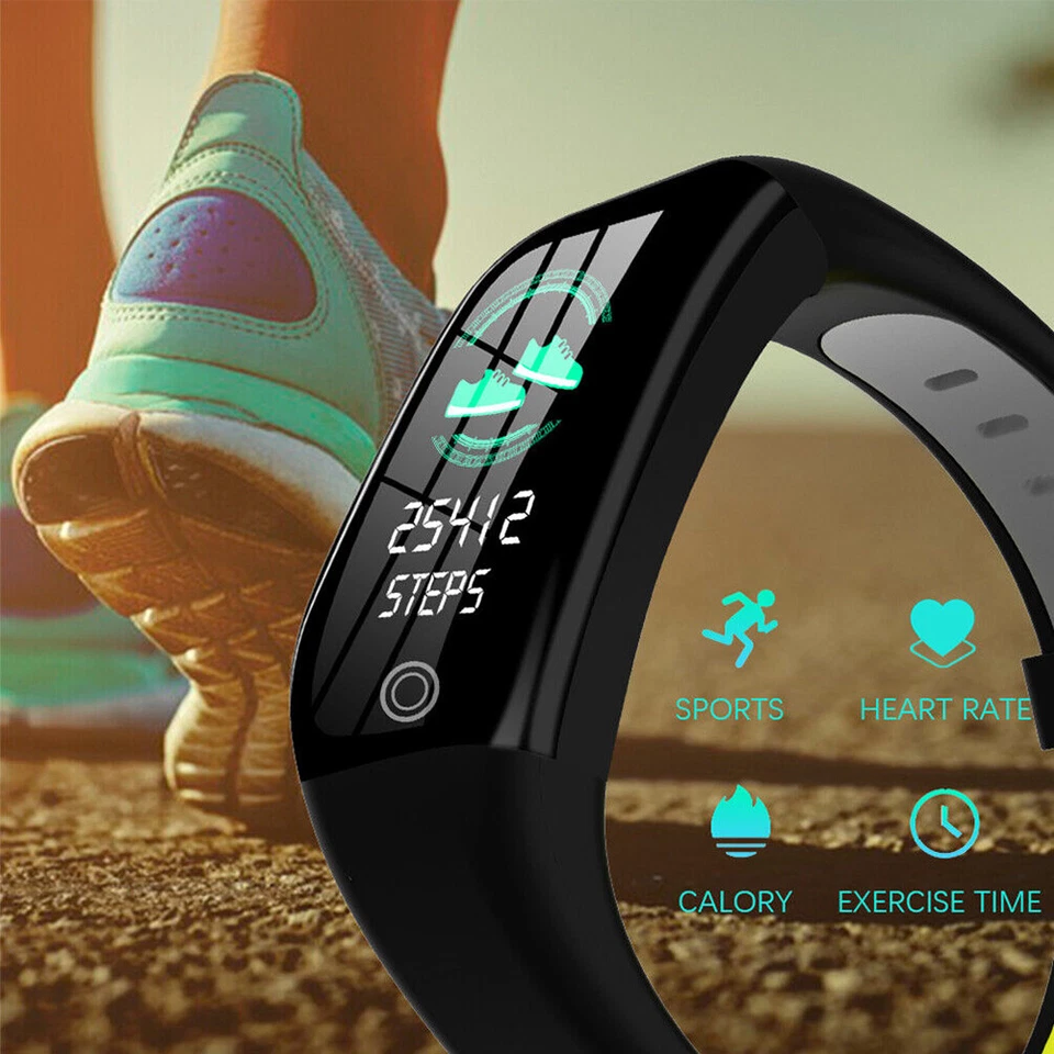 Smartwatch Armbanduhr Blutdruck Fitness Tracker Herren Damen für Samsung Huawei - Bild 4 von 4