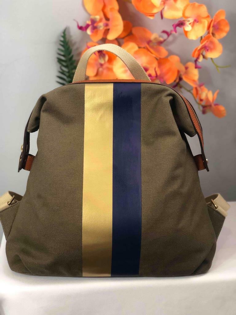 G.l.L.I. Got It Love It Army Green G.I.L.I. Got It Love It Army Canvas Green/ Stripes. Backpack  main image 2