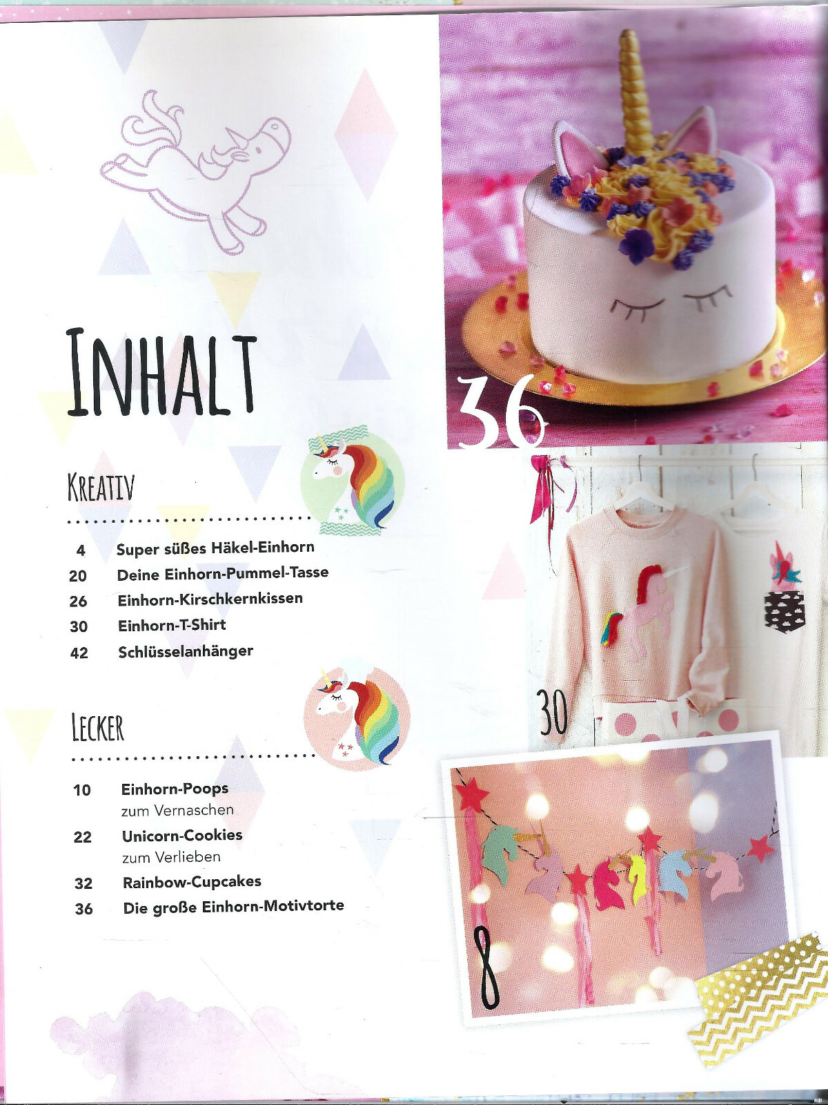 Thumbnail - Das Wunderbare Einhorn - Kreativbuch / Basteln Backen Beauty / Neu