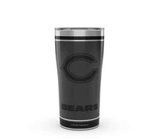CHICAGO BEARS, 20oz STAINLESS STEEL TUMBLER FROM TERVIS WITH LID INCLUDED
