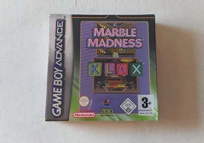MARBLE MADNESS + KLAX GAME BOY ADVANCE - Nuevo Precintado. - Imagen 1 de 2