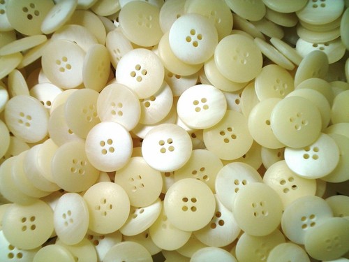 Buttons 15mm 20mm 25mm Natural Cream Brush Effect Shirt Coat 4 Hole W114-W116 - Picture 15 of 24