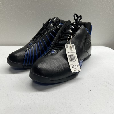 Adidas T-Mac 3 Restomod Mid Mens Basketball Shoes Black Blue GY0258 NEW Size 13