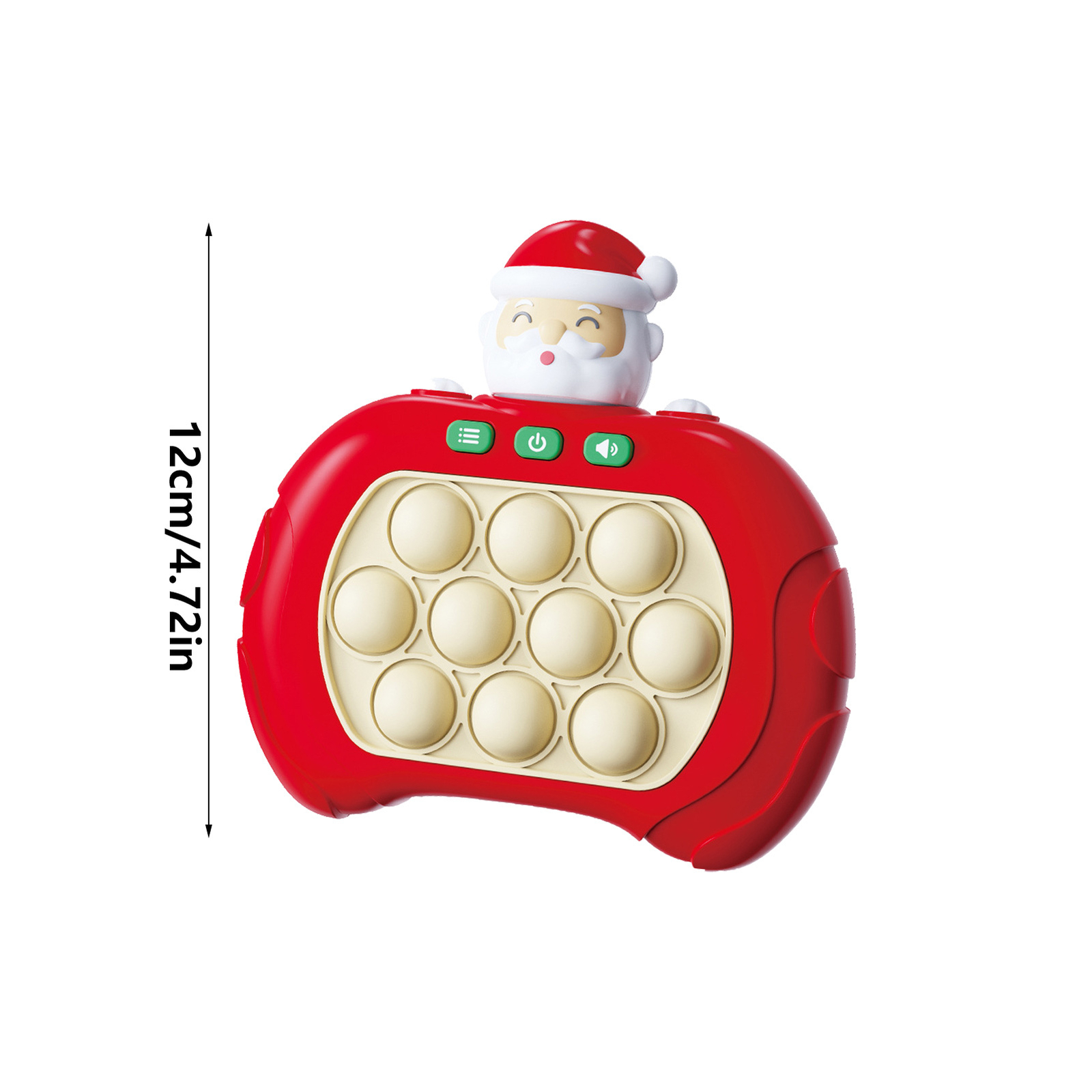 Christmas Quick Push Bubbles Game Console Fidget Sensory Toy Pop Fidget