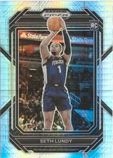 2023 Panini Prizm Seth Lundy Silver Prizm SP RC 
