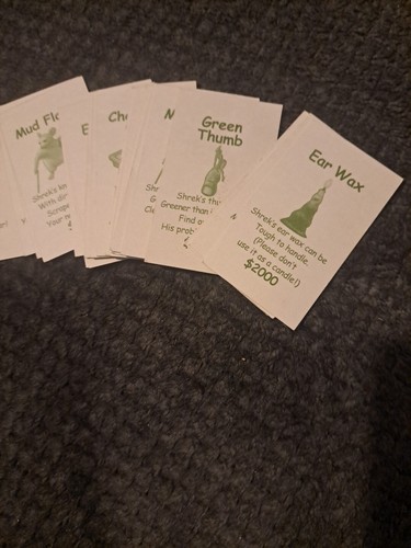 Shrek Operation Board Game Replacement Parts Pieces 2004 24 Cards Pre-owned MB - Picture 3 of 5