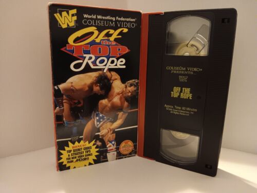 WWF - Off the Top Rope (VHS, 1995) Coliseum Video Wrestling WWE WCW Bret Hart  - Afbeelding 1 van 5