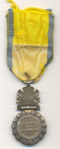 France 1870 « Valeur et discipline » Silver Medal - Picture 2 of 2
