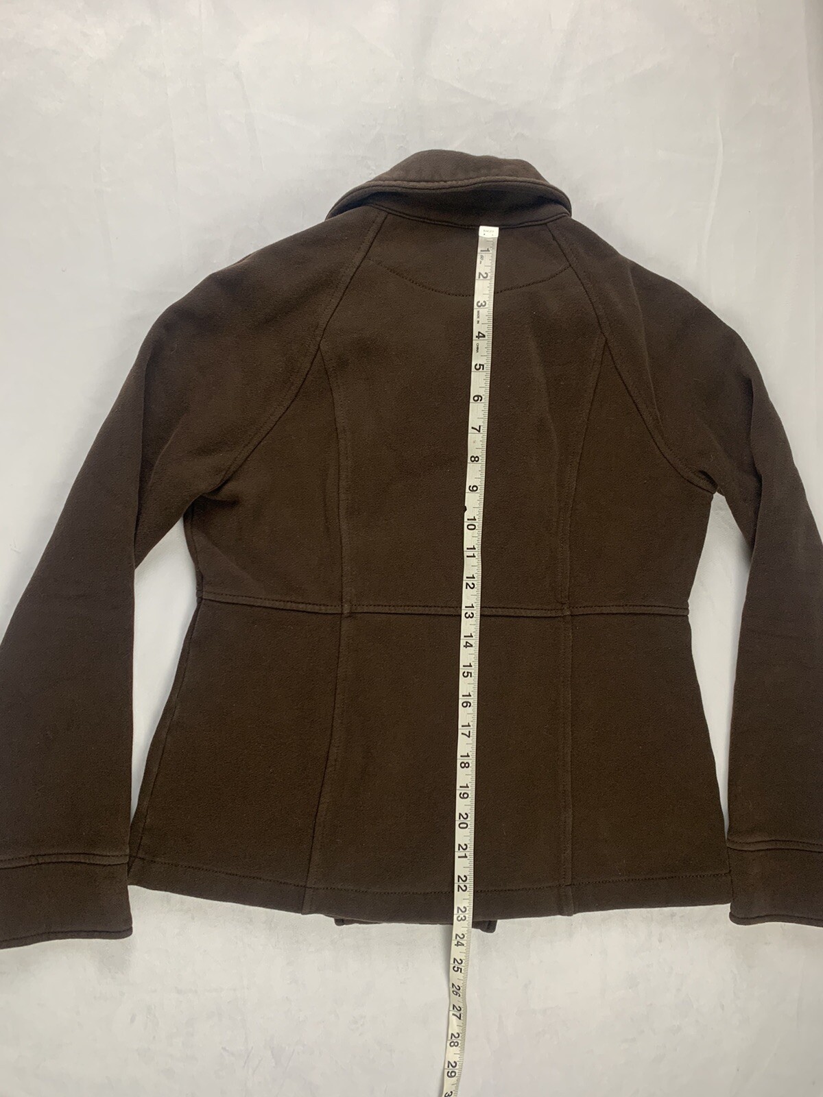 Gap Brown Jacket Womens M Medium Button - image 9