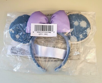 Disney Parks Minnie Ears Denim With Purple Bow | eBay display picture 1