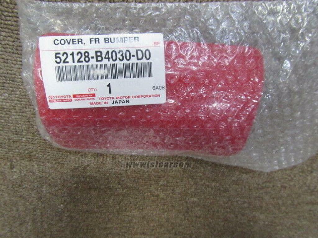 ジャンク TOYOTA RUSH J200E J210E COVER FRONT BUMPER HOLE LH RED 52128-B4030
