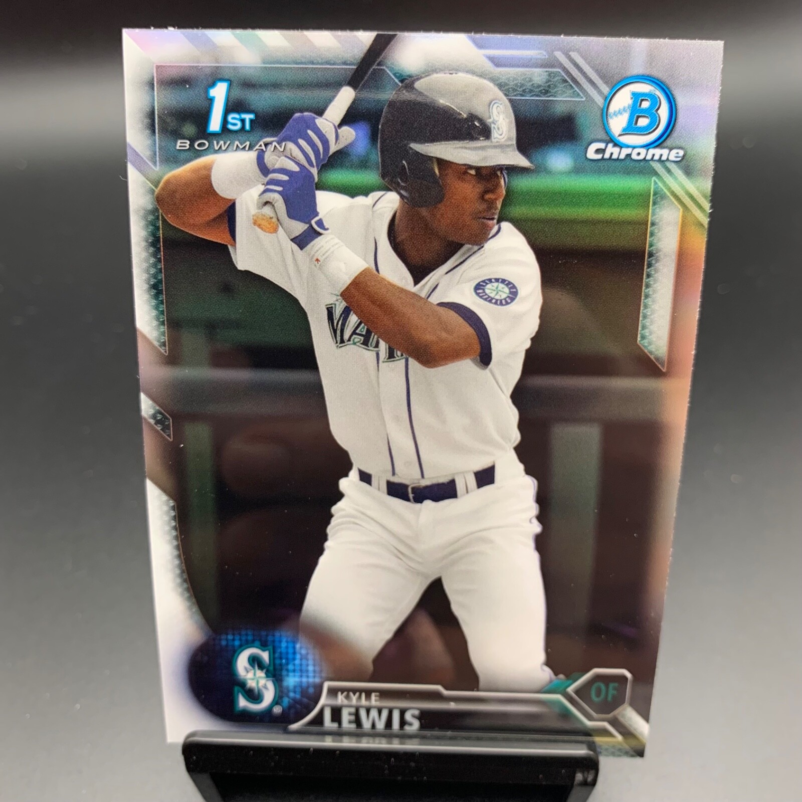 2016 Bowman Chrome Draft #BDC-60 Kyle Lewis Refractor Seattle Mariners