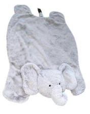 Pottery Barn Kids Baby Elephant Critter Plush Play Mat, Grey