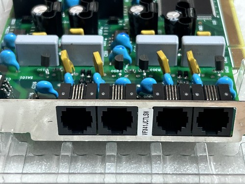 DIALOGIC PBX 4-PORT MEDIA INTEGRATION VOICE/FAX BOARD P/N D-41JCT-LS VFX41JCTLSW - Picture 9 of 12