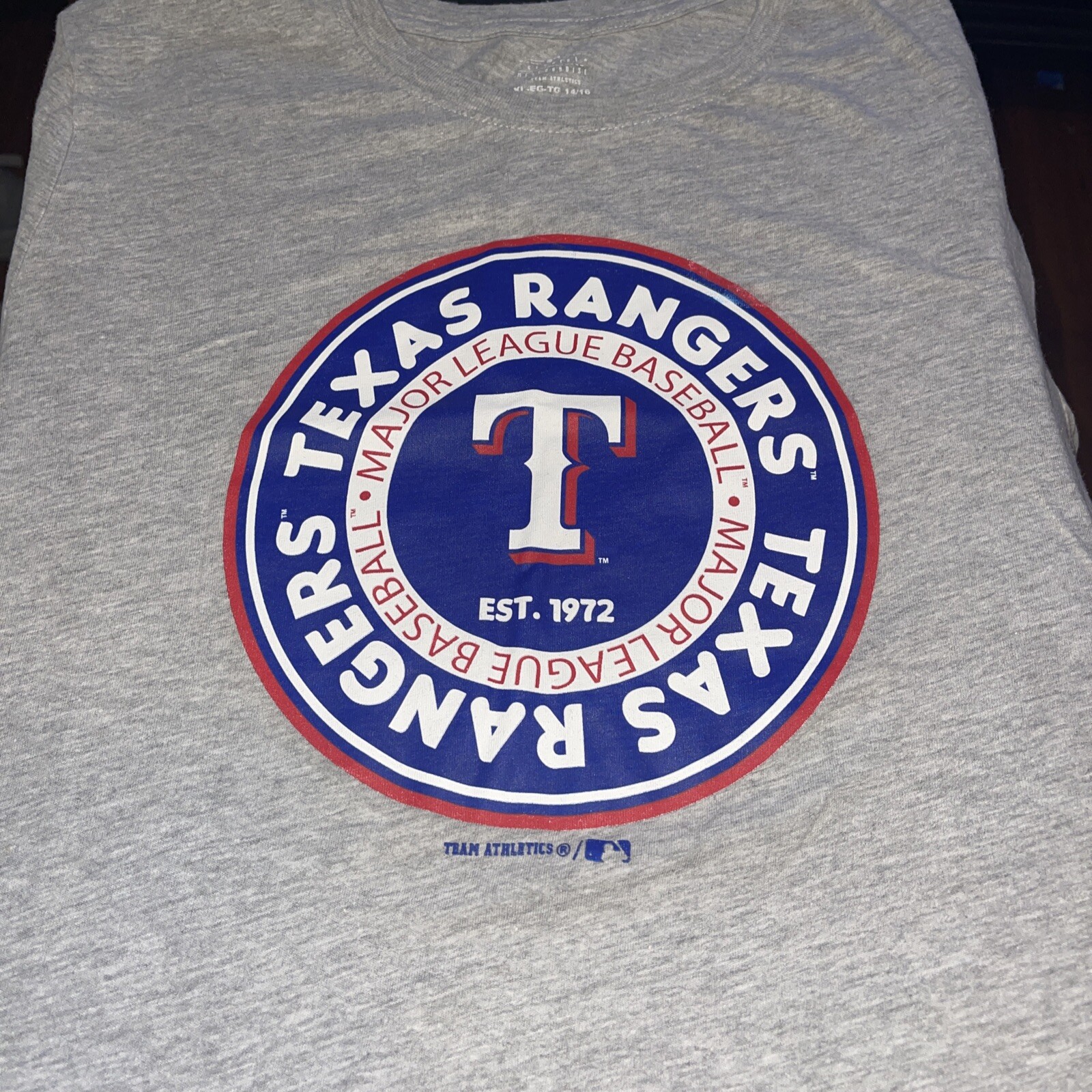 Texas Rangers Genuine merchandise Kids Youth T-Shirt Size XL 14/16 | eBay