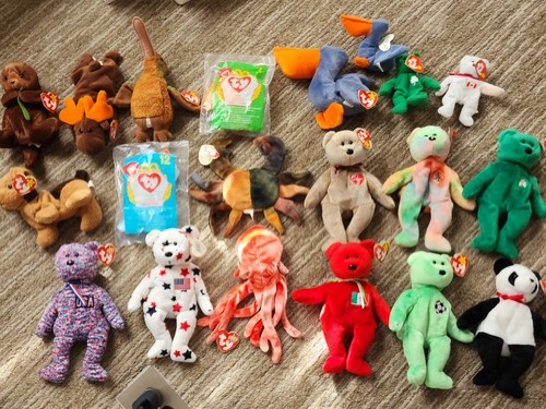 Beanie Baby Lot, 20, Errors, Limited Editions!