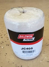 Baldwin JC-405  (Deluxe JC)  Sock-Style Lube Oil Filter Element and G-127 Gasket