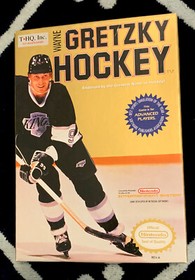 Wayne Gretzky Hockey NES Black Jersey Variant CIB MINTY Condition