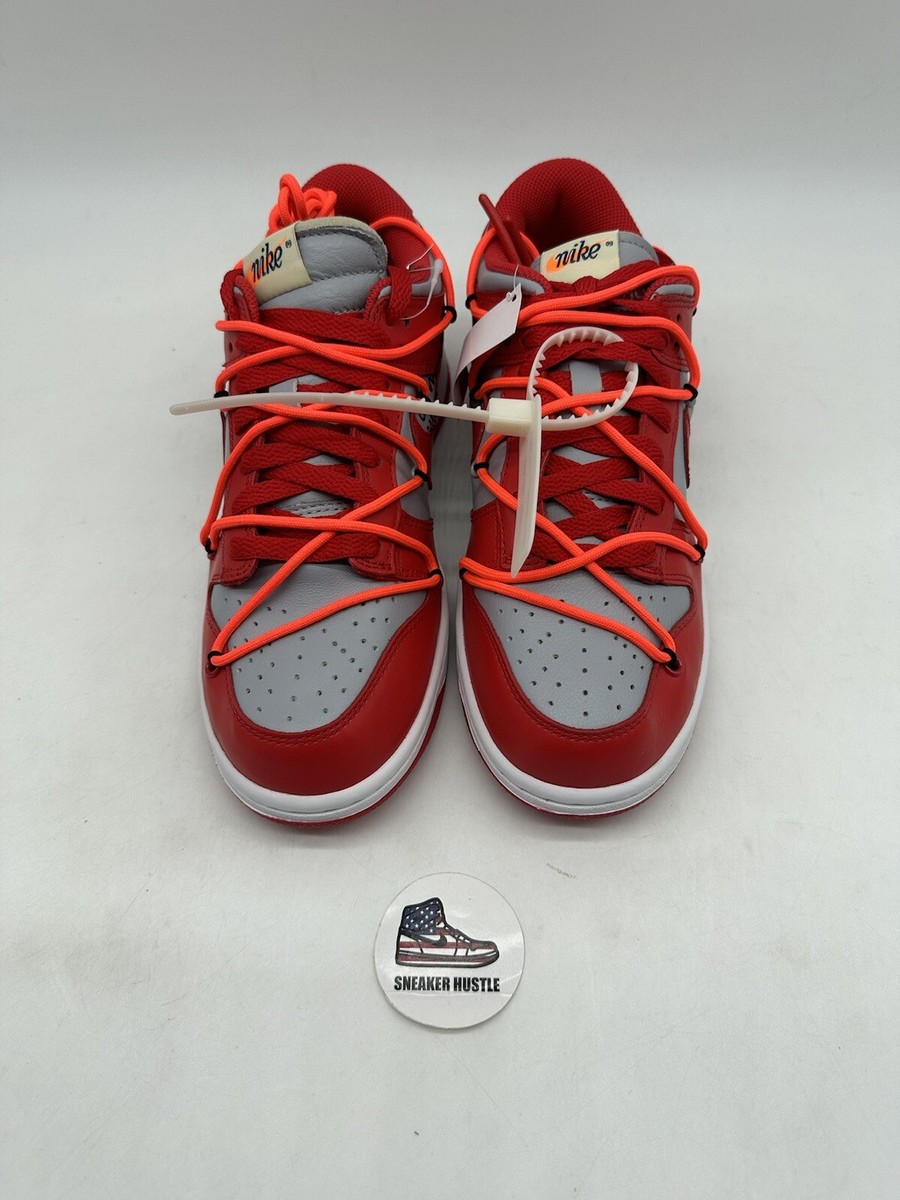 Nike Dunk Low Off-White University Red CT0856-600 Size 7 | eBay Nike Dunk Low Off-White University Red CT0856-600 Size 7 | eBay