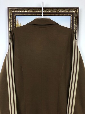 Vintage 80's Adidas Schwahn West Germany Jacket Brown Track Top