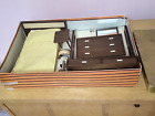 Vintage Barbie Mattel Modern Furniture Bedroom Set In Box With Liner