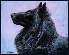 Belgian Shepherd Sheepdog Groen Dog Forever Faithful Limited Edition Art Print