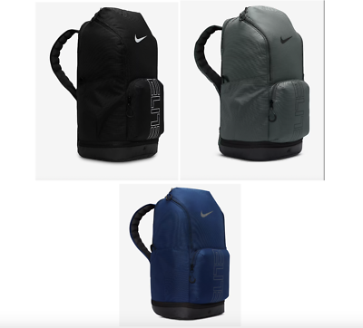 Nike Varsity Elite Backpack 32L Black Grey Navy Air Cushion