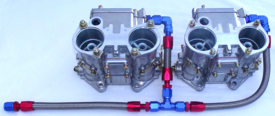 Kit de manguera de riel de combustible para carburador de doble tiro lateral Weber DCOE 40/45 48 an6 Foto 4 de 4