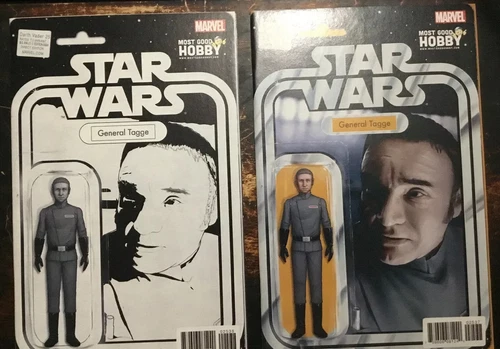 DARTH VADER 25 J TYLER CHRISTOPHER ACTION FIGURE VARIANT  SKETCH B&W & Color.