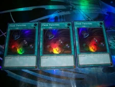 3x Twin Twisters 1st Edition Super Rare RA02-EN060 Yu-Gi-Oh!