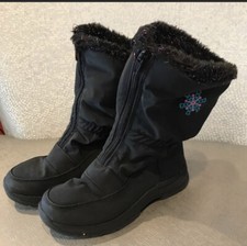 Girls Boots, Size 2, Black, Excellent Condition