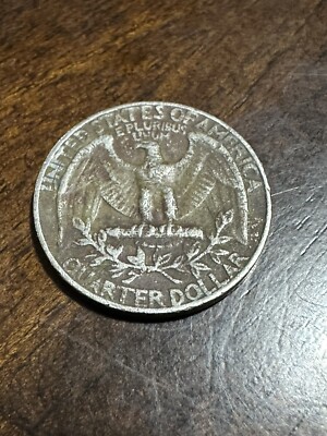 RARE Improperly Annealed 1973 Washington Quarter Dollar No Mint