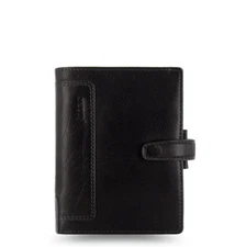 Filofax Pocket Size Holborn Organiser Planner Diary Leather - 025115 Gift Black