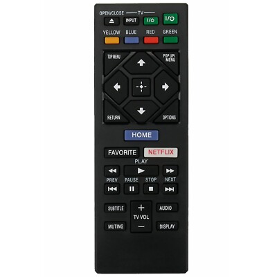 New Basic Replace Remote for Sony Blu-Ray Player UBP-X800 UBP-UX80 UBP-X800M2