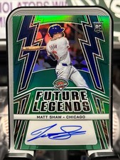 2025 Panini Prospect Edition Future Legends Matt Shaw #FLS-MS Green Autograph