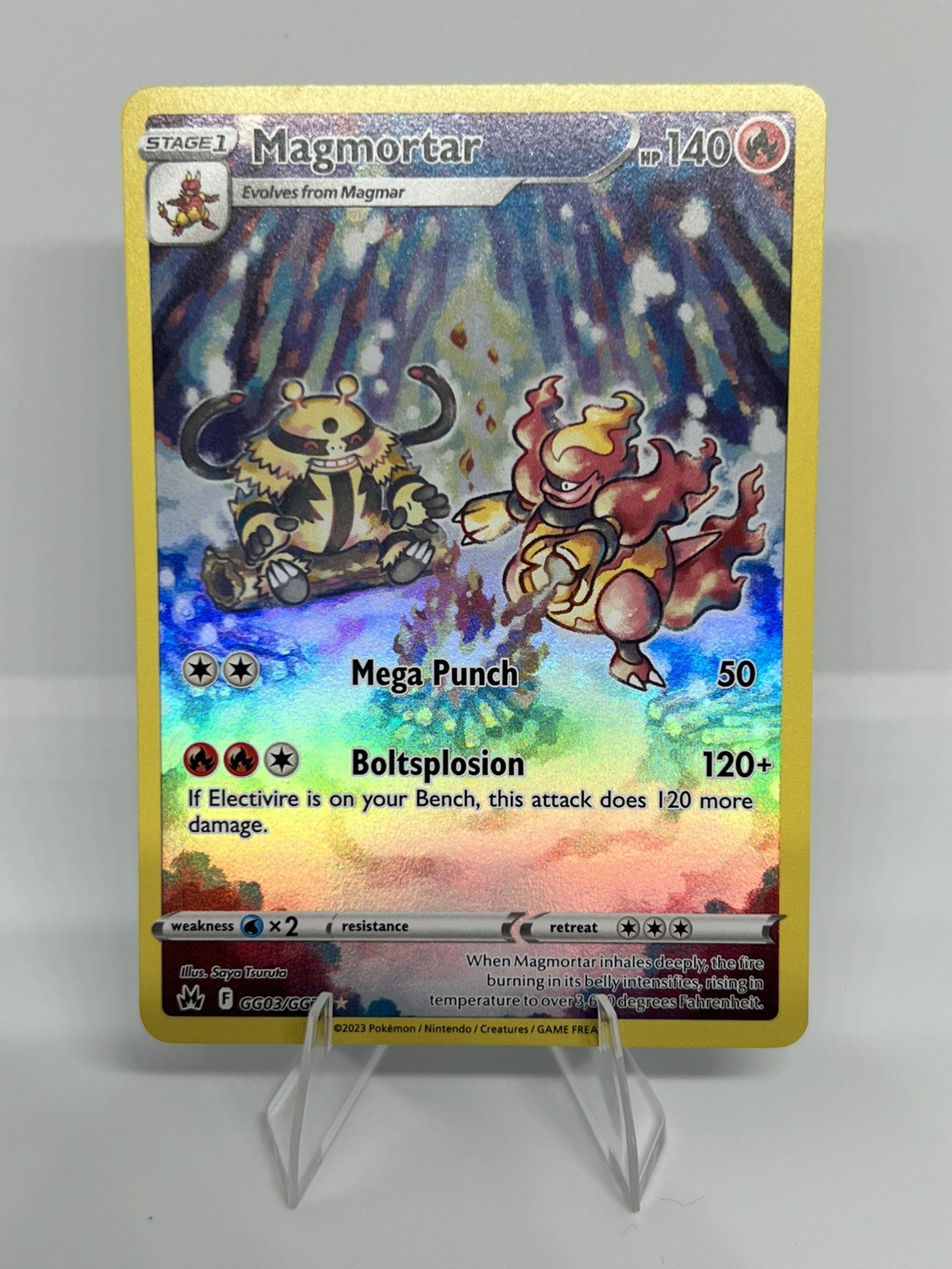 Magmortar - GG03/GG70 Crown Zenith Gallery Pokemon - NM/MINT