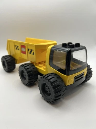 Lego Duplo - Construction Big Wheelers - Tipper Truck - Vintage - Complete