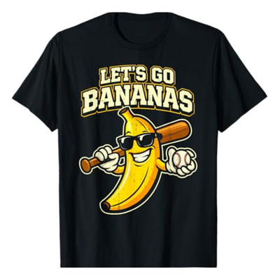 Lets Go Banana Retro Boys Kids Men Youth Teen Sweatshirt Tshirt
