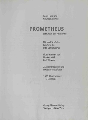Prometheus: LernAtlas der Anatomie; Teil: Kopf, Hals und Neuroanatomie : 115 Tab