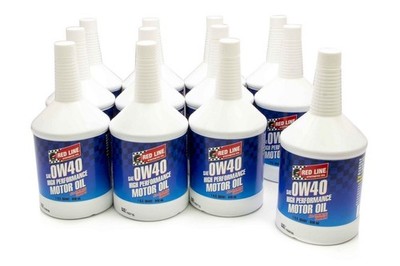 Redline 11124 Motor Oil 0W-40 High Performance Full Synthetic - Case of 12
