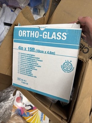 BSN Med ORTHO-GLASS Splint System OG-4L1 #71983-34 4 X 15 Ft Roll Expiry 06/2024