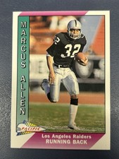 Pacific 1991 Marcus Allen Los Angeles Raiders #225 Base Set NFL Football Card