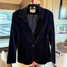 Vintage Nordstrom Point of View cotton velveteen women s blazer size 6/8