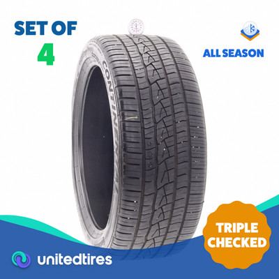 Set of (4) Used 245/40ZR19 Continental ControlContact Sport SRS Plus (17L4Q)